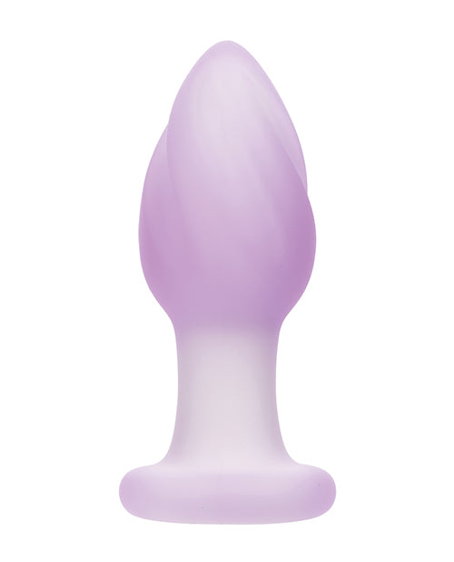 CalExotics Lavender Haze Ridge Anal Probe - Lavender/White Anal Toys