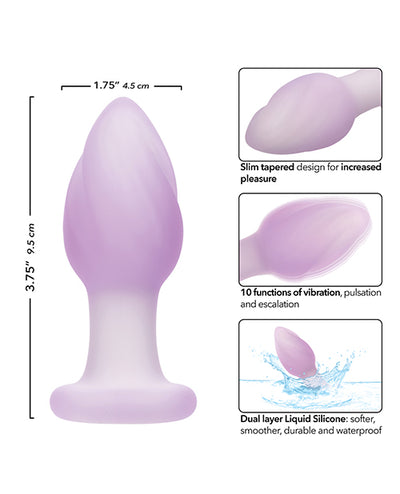 CalExotics Lavender Haze Ridge Anal Probe - Lavender/White Anal Toys