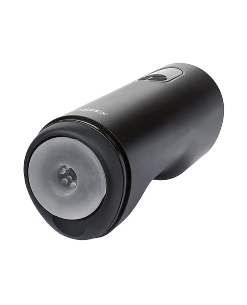 CalExotics Bionic Vibro Stroker with Oscillation &amp; Suction - Black Penis Toys