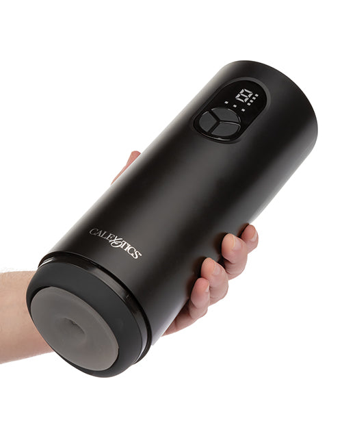 CalExotics Bionic Vibro Stroker with Oscillation &amp; Suction - Black Penis Toys