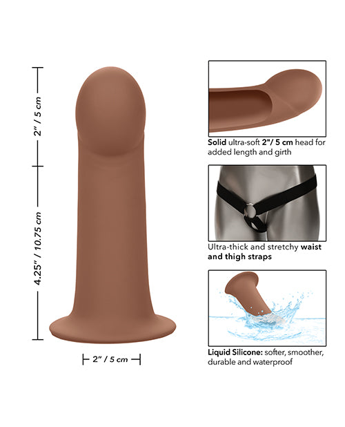 CalExotics Performance Maxx Extension with Harness - Brown Penis Toys