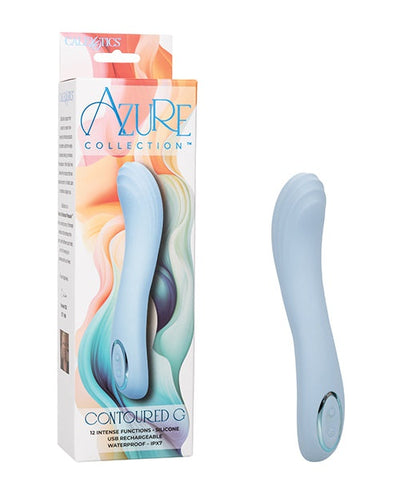 CalExotics Azure Collection Contoured G Vibrator - Blue Sale