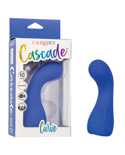 CalExotics Cascade Curve Stimulator - Blue Vibrators