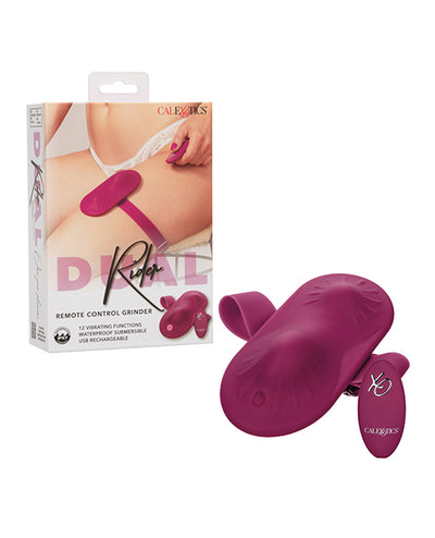 CalExotics Dual Rider Remote Control Grinder - Magenta Vibrators