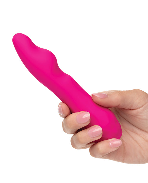 CalExotics Gia Curved Pleaser - Pink Vibrators