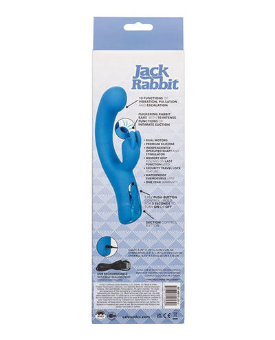 CalExotics Jack Rabbit Elite Suction Rabbit - Blue Vibrators