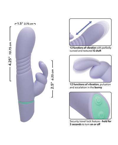 CalExotics Love Bunny Thrusting Bunny - Lavender Vibrators