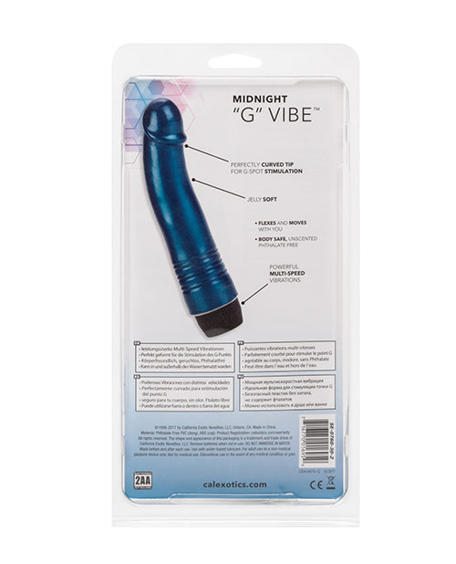 CalExotics Midnight G-Spot Vibe - Blue Vibrators