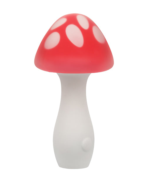 CalExotics Naughty Bites Muff Shroom Playful Massager - Red/White Vibrators