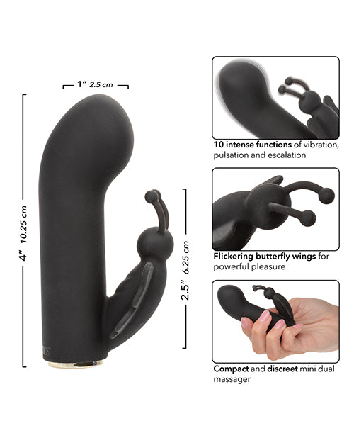 CalExotics Raven Butterfly G-Spot Vibrator - Black Vibrators