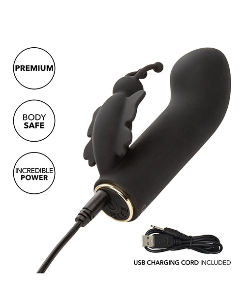 CalExotics Raven Butterfly G-Spot Vibrator - Black Vibrators