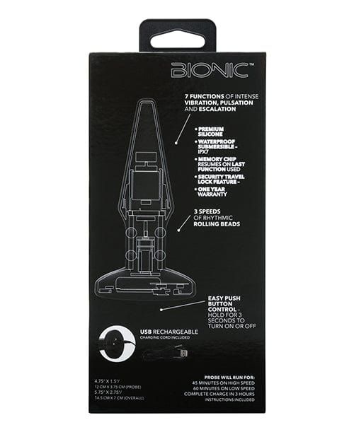 California Exotic Novelties Bionic Beaded Rimming Probe Anal Toys