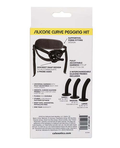 California Exotic Novelties Boundless Silicone Curve Pegging Kit Anal Toys