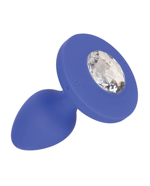 California Exotic Novelties Cheeky Gems Medium Rechargeable Vibrating Probe - Blue Anal Toys