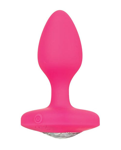 California Exotic Novelties Cheeky Gems Medium Rechargeable Vibrating Probe - Pink Anal Toys