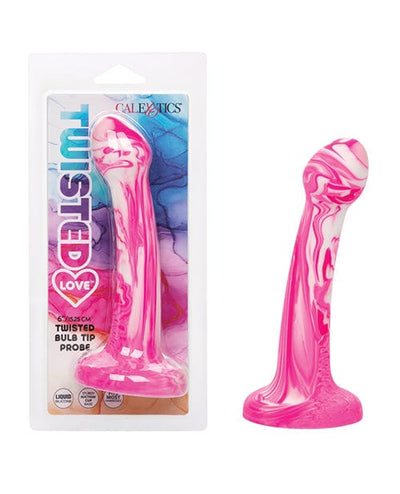 California Exotic Novelties Twisted Love Twisted Bulb Tip Probe Pink Anal Toys