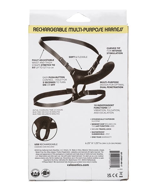 California Exotic Novelties Boundless Rechargeable Multi-purpose Harness Dildos