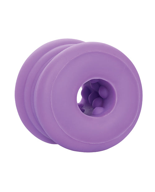 California Exotic Novelties Slop Top Glow in the Dark Dirty Luv Stroker - Purple Dildos