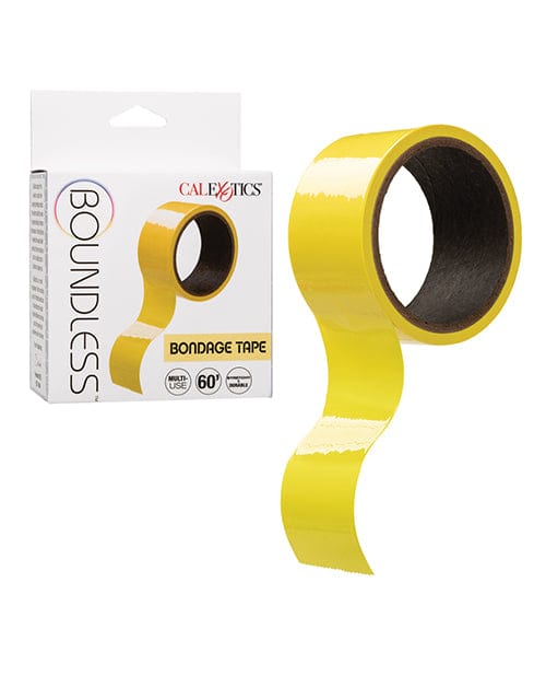 California Exotic Novelties Boundless Bondage Tape - Yellow Kink &amp; BDSM