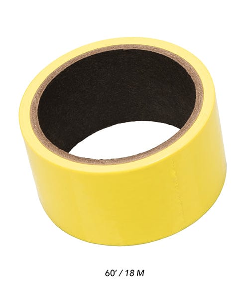 California Exotic Novelties Boundless Bondage Tape - Yellow Kink &amp; BDSM