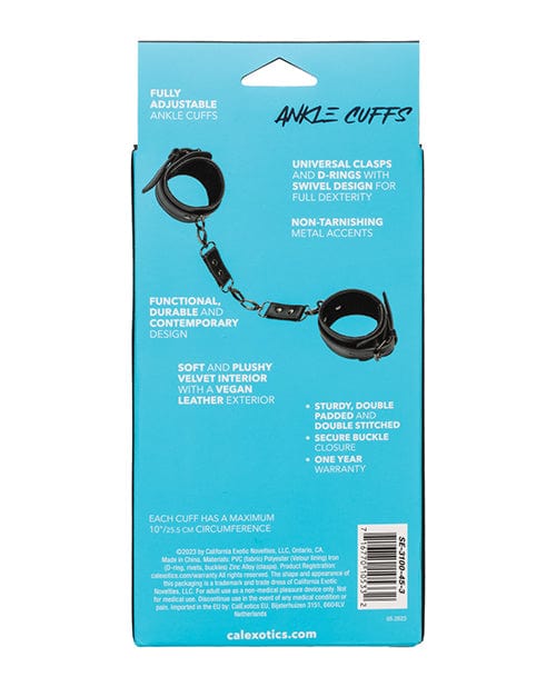 California Exotic Novelties Euphoria Collection Ankle Cuffs Kink &amp; BDSM
