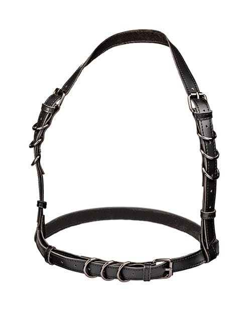 California Exotic Novelties Euphoria Collection Halter Buckle Harness Kink &amp; BDSM