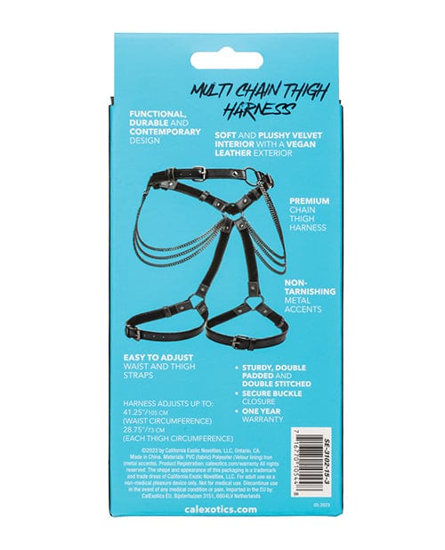 California Exotic Novelties Euphoria Collection Multi Chain Thigh Harness Kink &amp; BDSM