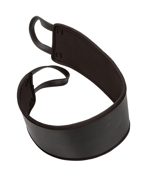 California Exotic Novelties Nocturnal Collection Doggy Style Strap - Black Kink &amp; BDSM