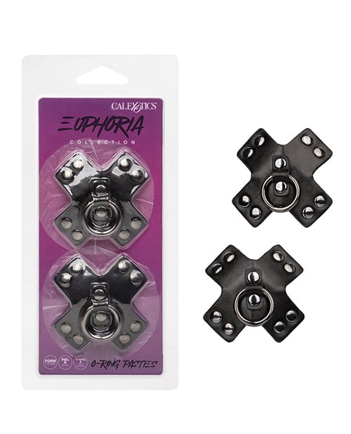 California Exotic Novelties Euphoria Collection O-ring Pasties - Black O/s Lingerie &amp; Costumes