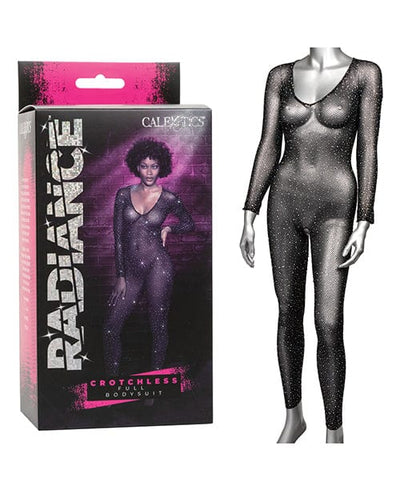 California Exotic Novelties Radiance Crotchless Full Body Suit Black O/s Lingerie & Costumes