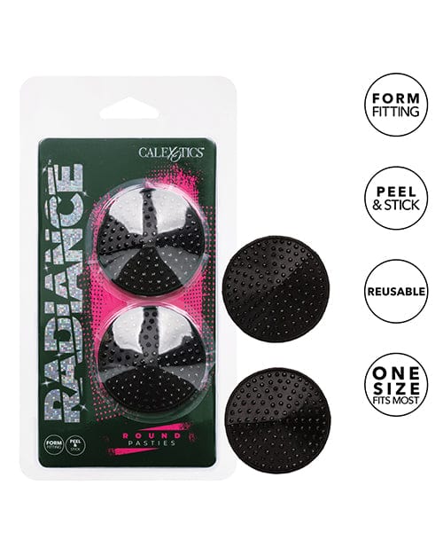 California Exotic Novelties Radiance Round Pasties Black O/s Lingerie &amp; Costumes