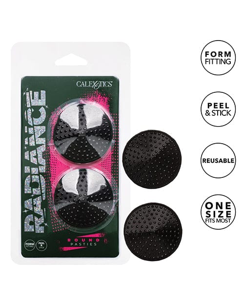 California Exotic Novelties Radiance Round Pasties Black O/s Lingerie & Costumes