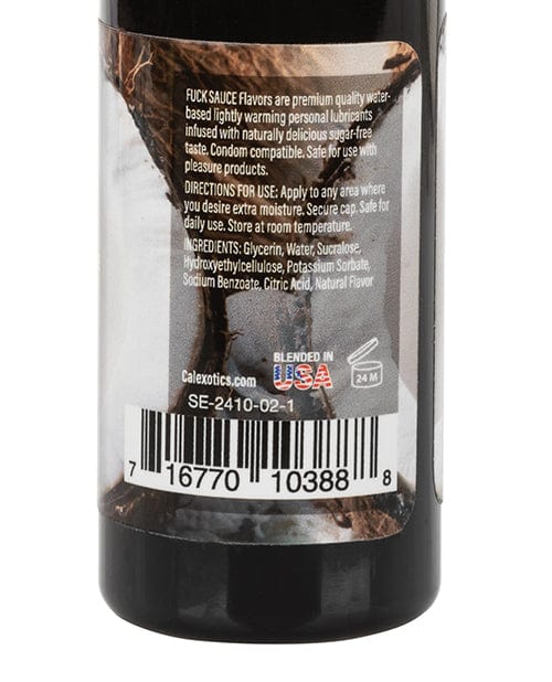 California Exotic Novelties Fuck Sauce Water Based Personal Lubricant - 2 Oz Coconut Lubes