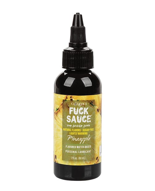 California Exotic Novelties Fuck Sauce Water Based Personal Lubricant - 2 Oz Pineapple Lubes