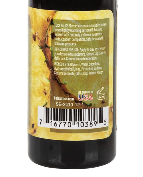 California Exotic Novelties Fuck Sauce Water Based Personal Lubricant - 2 Oz Pineapple Lubes