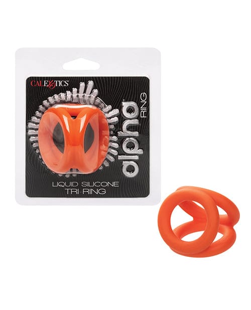 California Exotic Novelties Alpha Liquid Silicone Tri-ring Penis Toys