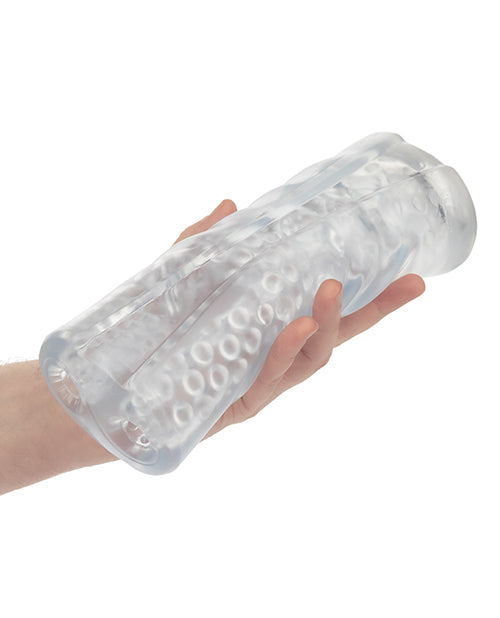 California Exotic Novelties Cyclone Dual Chamber Stroker XL - Clear Penis Toys