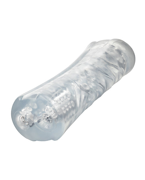 California Exotic Novelties Cyclone Dual Chamber Stroker XL - Clear Penis Toys