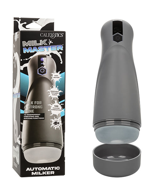 California Exotic Novelties Milk Master Automatic Milker Stroker - Black Penis Toys