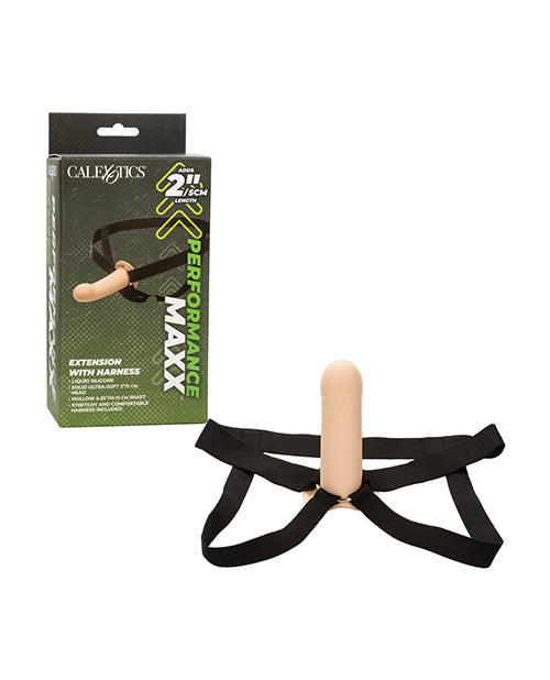 California Exotic Novelties Performance Maxx Extension w/Harness - Ivory Penis Toys