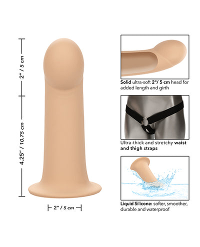 California Exotic Novelties Performance Maxx Extension w/Harness - Ivory Penis Toys