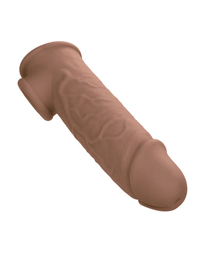 California Exotic Novelties Performance Maxx Life-Like 7" Penis Extension - Brown Penis Toys