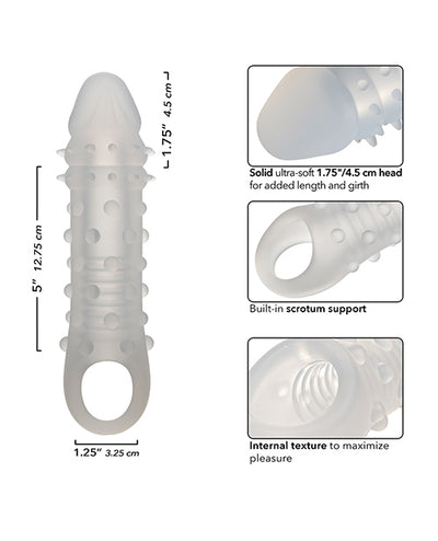 California Exotic Novelties Performance Maxx Liquid Silicone Adonis - Clear Penis Toys