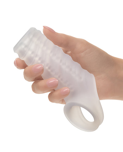 California Exotic Novelties Performance Maxx Liquid Silicone Sleeve - Clear Penis Toys