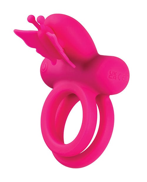 California Exotic Novelties Silicone Rechargeable Butterfly Dual Ring Penis Toys