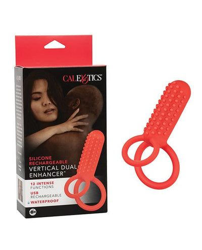 California Exotic Novelties Silicone Rechargeable Vertical Dual Enhancer Penis Toys