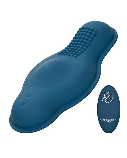 California Exotic Novelties Dual Rider Remote Control Bump &amp; Grind - Blue Vibrators