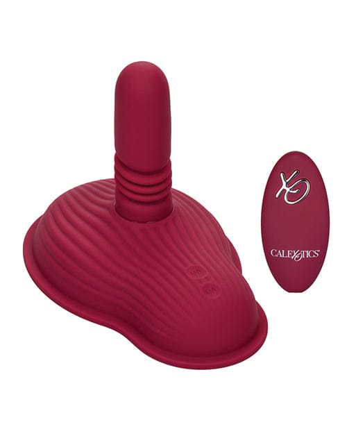 California Exotic Novelties Dual Rider Remote Control Thrust And Grind - Red Vibrators