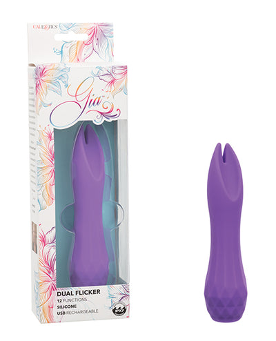 California Exotic Novelties Gia Dual Flicker - Purple Vibrators