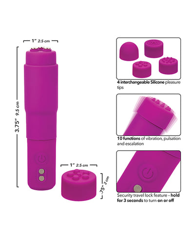 California Exotic Novelties Kyst Mega-Mite Stimulator w/Interchangeable Tips Vibrators